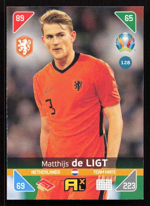 Panini UEFA Euro 2020 / XL Adrenalyn - Netherlands - Matthijs de Ligt