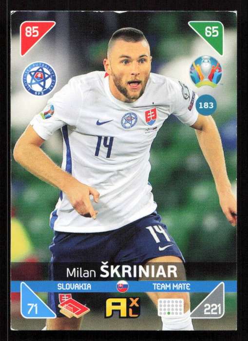 Panini UEFA Euro 2020 / XL Adrenalyn - Slovakia - Milan Skriniar