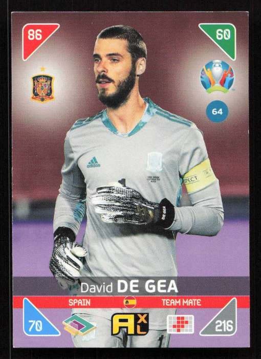 Panini UEFA Euro 2020 / XL Adrenalyn - Spain - David De Gea