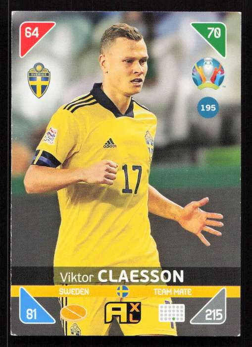 Panini UEFA Euro 2020 / XL Adrenalyn - Sweden - Viktor Claesson