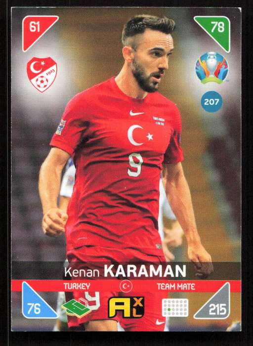 Panini UEFA Euro 2020 / XL Adrenalyn - Turkey - Kenan Karaman