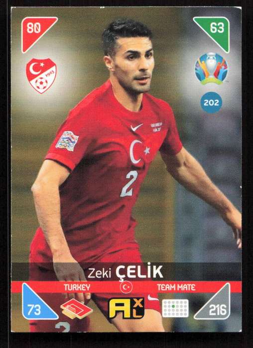 Panini UEFA Euro 2020 / XL Adrenalyn - Turkey - Zeki Celik