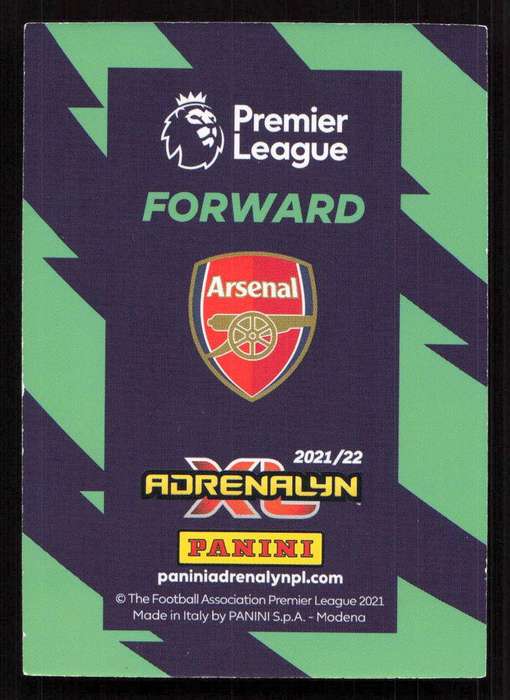 Panini Premier League 2021/22 / XL Adrenalyn - Arsenal - Nicolas Pepe