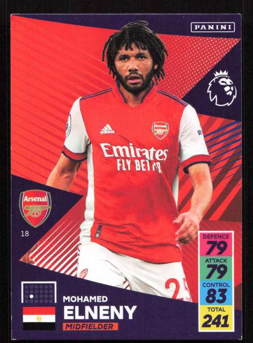 Panini Premier League 2021/22 / XL Adrenalyn - Arsenal - Mohamed Elneny