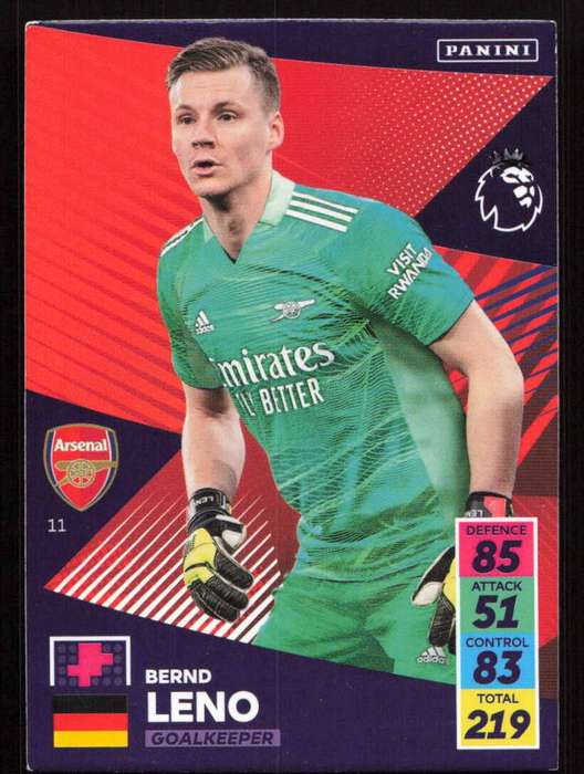 Panini Premier League 2021/22 / XL Adrenalyn - Arsenal - Bernd Leno