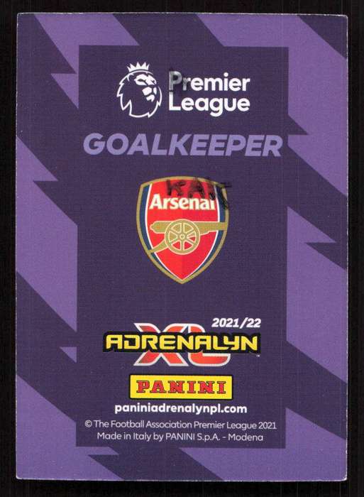 Panini Premier League 2021/22 / XL Adrenalyn - Arsenal - Bernd Leno