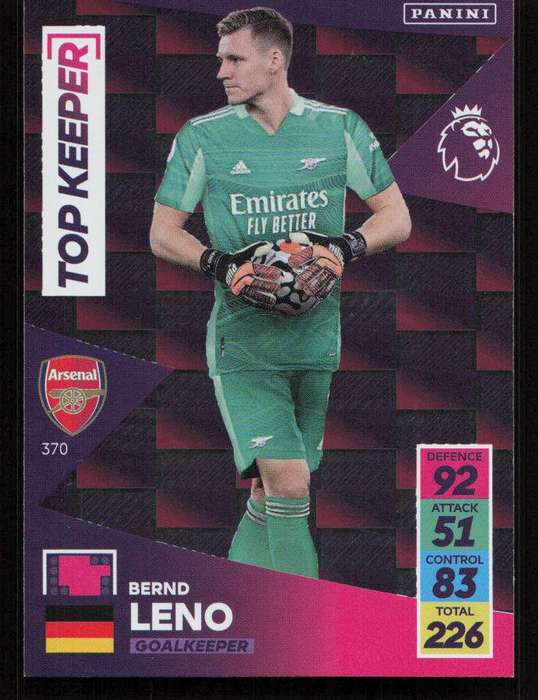Panini Premier League 2021/22 / XL Adrenalyn - Arsenal - Bernd Leno Top Keeper