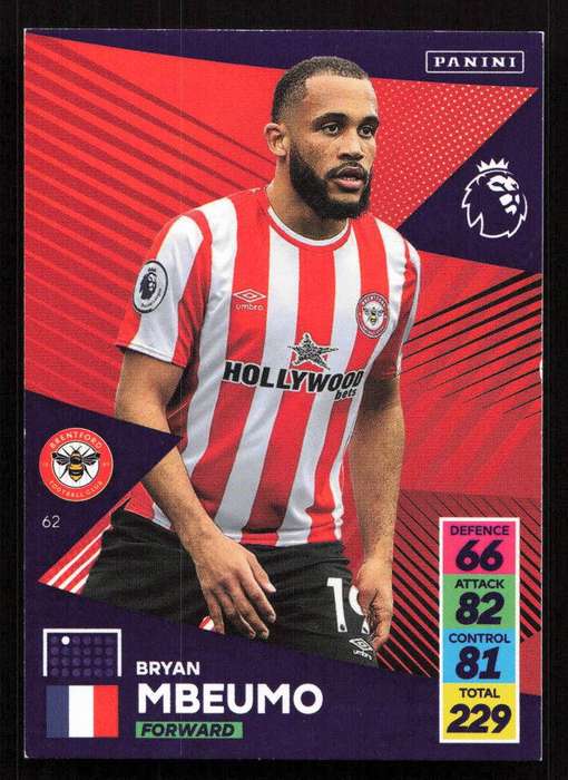 Panini Premier League 2021/22 / XL Adrenalyn - Brentford - Bryan Mbeumo