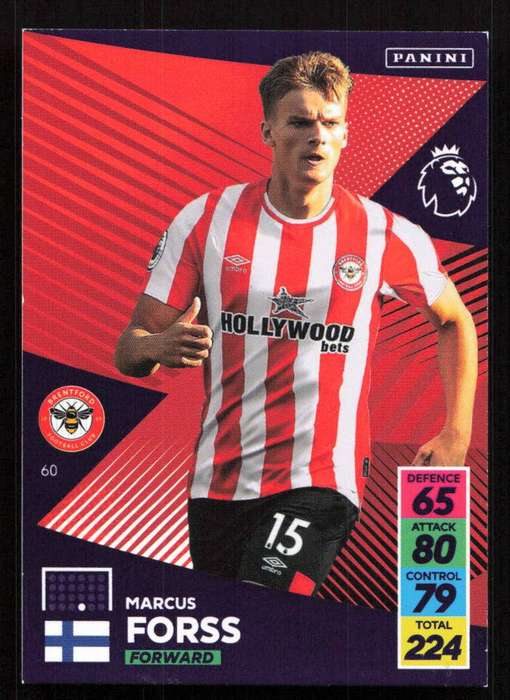Panini Premier League 2021/22 / XL Adrenalyn - Brentford - Marcus Forss