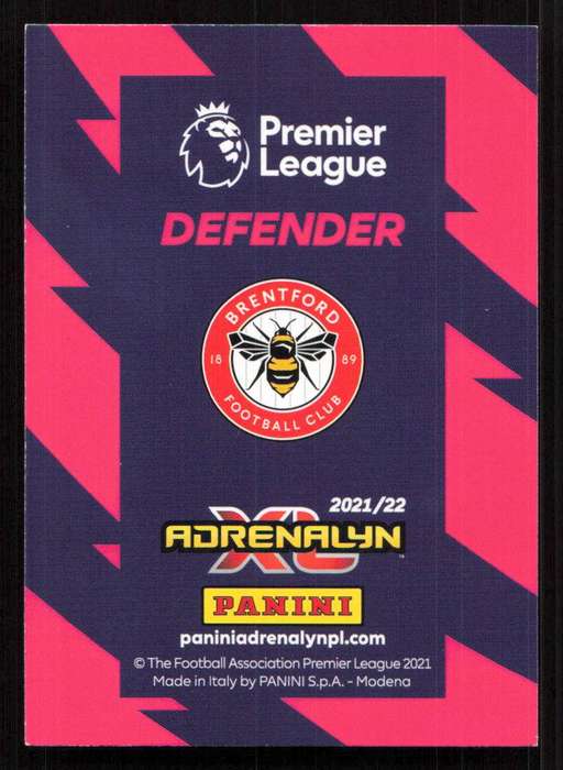 Panini Premier League 2021/22 / XL Adrenalyn - Brentford - Ethan Pinnock