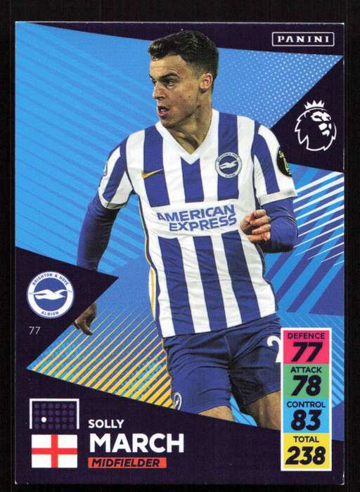 Panini Premier League 2021/22 / XL Adrenalyn - Brighton & Hove Albion - Solly March