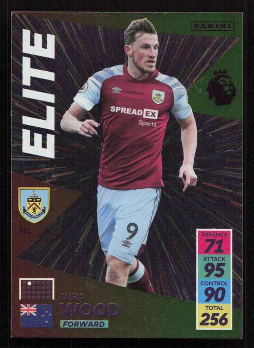 Panini Premier League 2021/22 / XL Adrenalyn - Burnley - Chris Wood Elite
