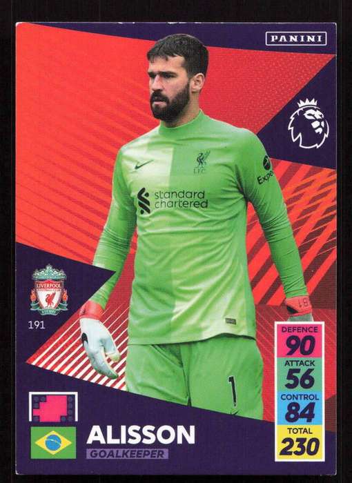 Panini Premier League 2021/22 / XL Adrenalyn - Liverpool - Alisson
