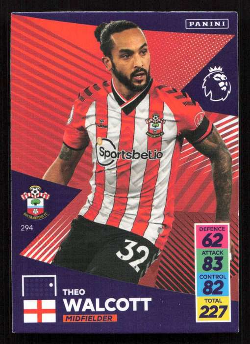 Panini Premier League 2021/22 / XL Adrenalyn - Southampton FC - Theo Walcott