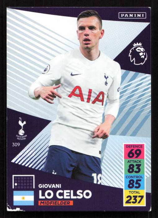 Panini Premier League 2021/22 / XL Adrenalyn - Tottenham Hotspur - Giovani Lo Celso