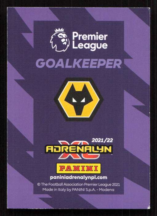Panini Premier League 2021/22 / XL Adrenalyn - Wolverhampton Wanderers - Rui Patricio Hero