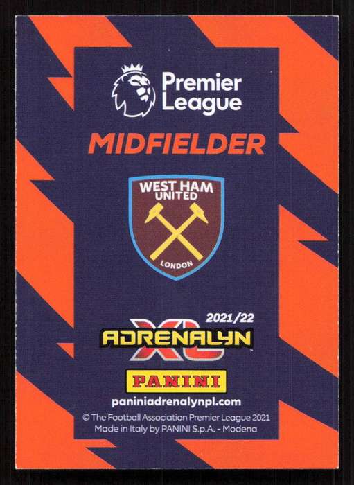 Panini Premier League 2021/22 / XL Adrenalyn - West Ham United - Arthur Masuaku
