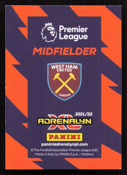 Panini Premier League 2021/22 / XL Adrenalyn - West Ham United - Arthur Masuaku