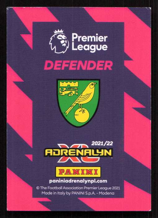 Panini Premier League 2021/22 / XL Adrenalyn - Norwich City - Dimitris Giannoulis