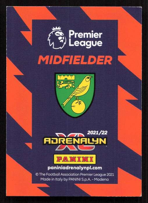 Panini Premier League 2021/22 / XL Adrenalyn - Norwich City - Dimitris Giannoulis