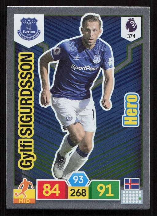 Panini Premier League 2019/20 / XL Adrenalyn - Everton - Gylfi Sigurdsson