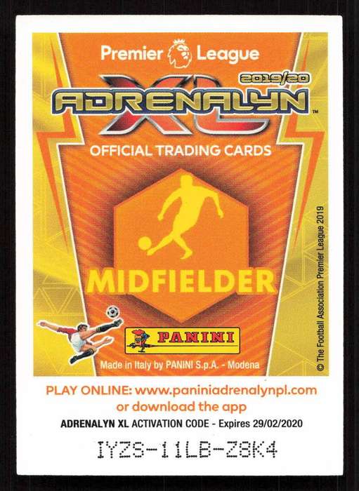 Panini Premier League 2019/20 / XL Adrenalyn - Everton - Gylfi Sigurdsson