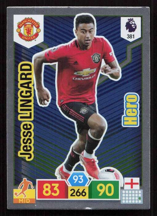 Panini Premier League 2019/20 / XL Adrenalyn - Manchester United - Jesse Lingard