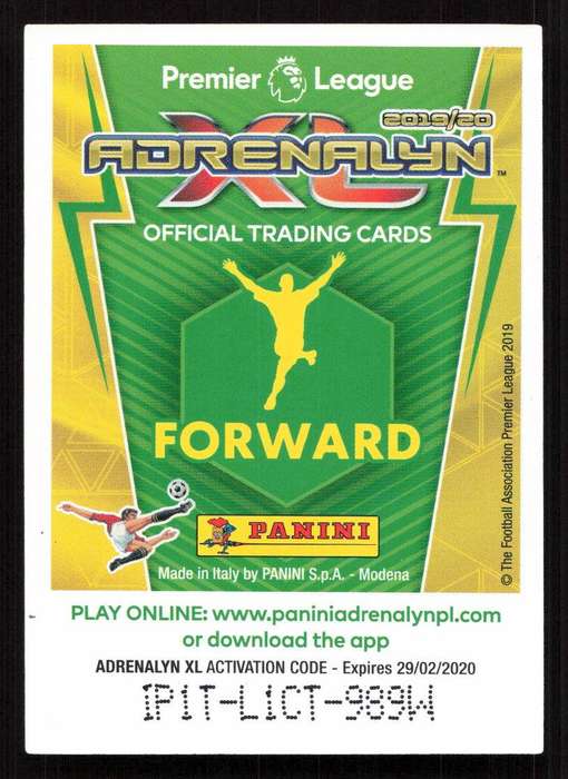 Panini Premier League 2019/20 / XL Adrenalyn - Manchester United - Jesse Lingard