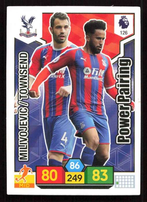 Panini Premier League 2019/20 / XL Adrenalyn - Crystal Palace - Milivojevic / Townsend