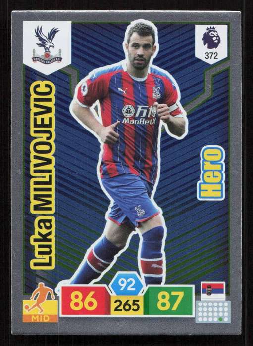 Panini Premier League 2019/20 / XL Adrenalyn - Crystal Palace - Milivojevic / Townsend