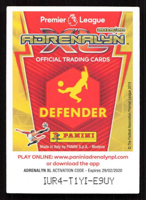 Panini Premier League 2019/20 / XL Adrenalyn - Newcastle United - Fabian Schar