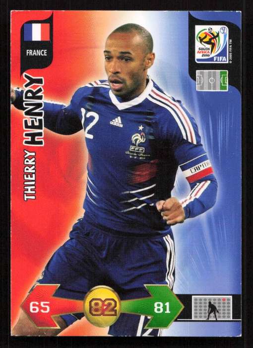 Panini FIFA World Cup 2010 / XL Adrenalyn - France - Thierry Henry