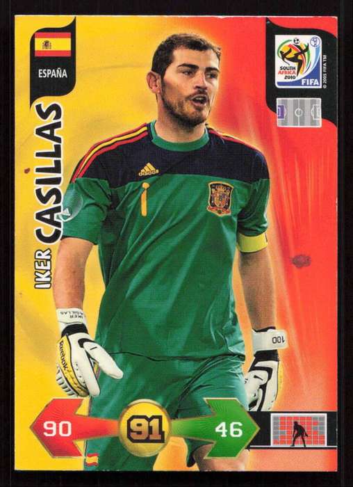 Panini FIFA World Cup 2010 / XL Adrenalyn - Espana - Andres Iniesta