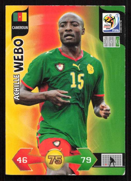 Panini FIFA World Cup 2010 / XL Adrenalyn - Cameroun - Achille Webo