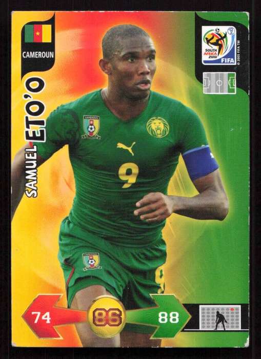 Panini FIFA World Cup 2010 / XL Adrenalyn - Cameroun - Samuel Eto'o