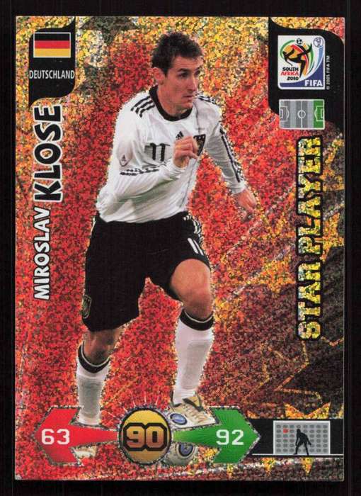 Panini FIFA World Cup 2010 / XL Adrenalyn - Deutschland - Miroslav Klose Star Player