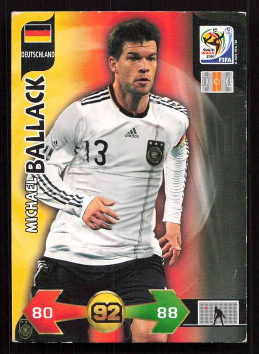 Panini FIFA World Cup 2010 / XL Adrenalyn - Deutschland - Michael Ballack