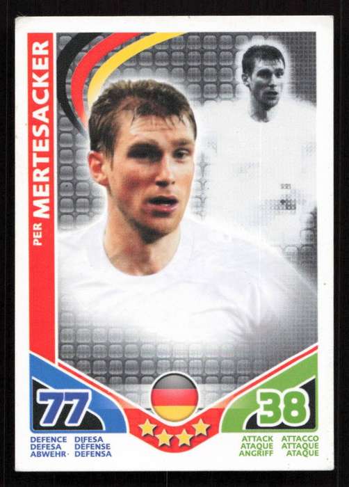 Topps Match Attax South Africa World Cup 2010 - Deutschland - Per Mertesacker