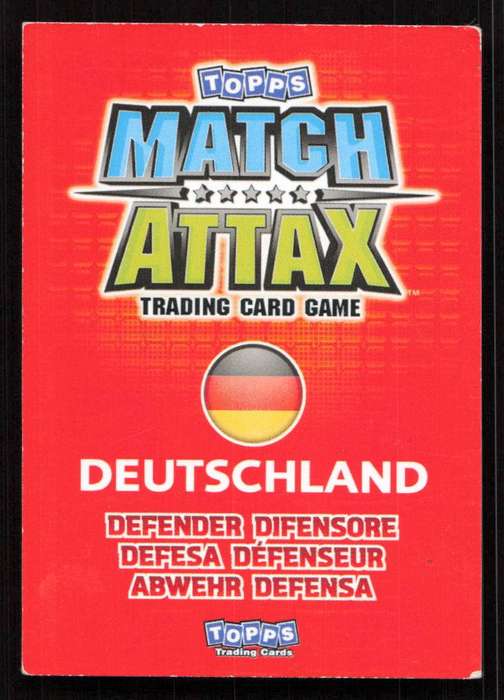 Topps Match Attax South Africa World Cup 2010 - Deutschland - Per Mertesacker