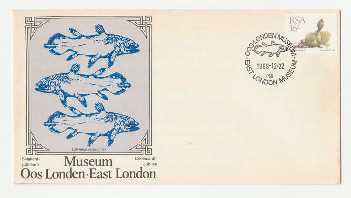 1988 RSA Discovery of the First Coelacanth Commemorative Cover