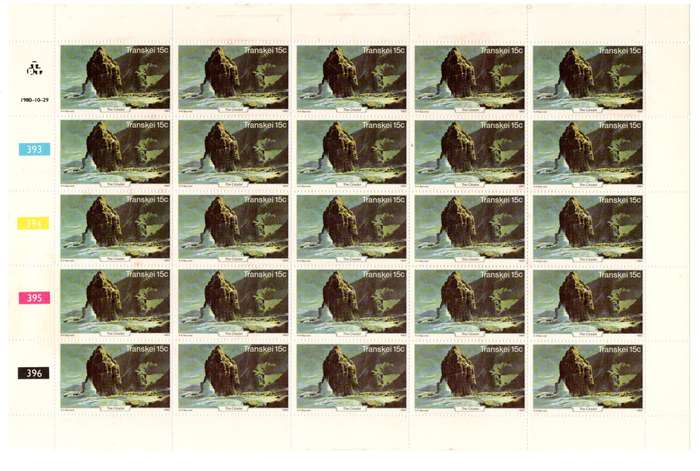 Transkei 1980/10/29 Wild Coast Control Block Sheet Set