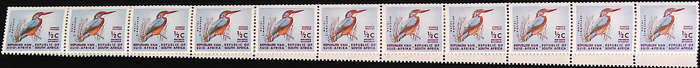 RSA 1961/05/31 Definitive issue ½c *22 stamps