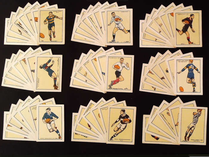 United Tobacco 1933 South African Rugby Football Clubs Complete Set 65 Cigarette Cards
