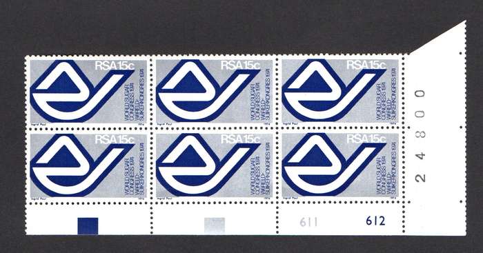 RSA 1974/06/13 15th World Sugar Congress Durban Control Blocks