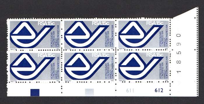 RSA 1974/06/13 15th World Sugar Congress Durban Control Blocks