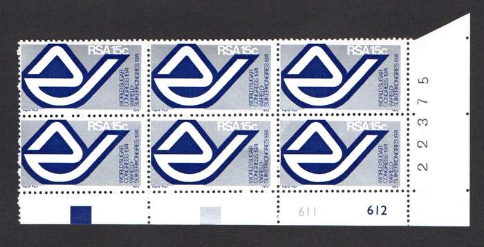 RSA 1974/06/13 15th World Sugar Congress Durban Control Blocks