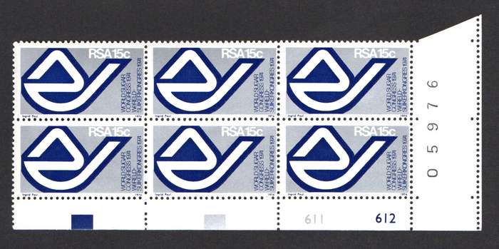 RSA 1974/06/13 15th World Sugar Congress Durban Control Blocks