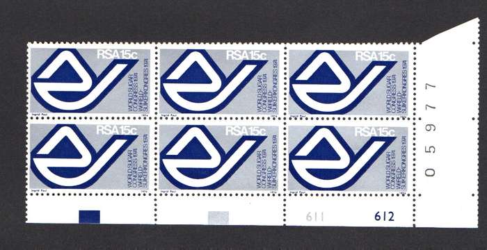 RSA 1974/06/13 15th World Sugar Congress Durban Control Blocks