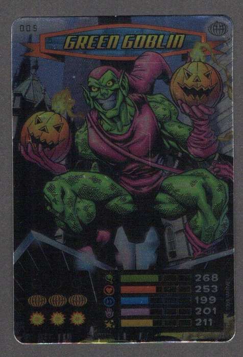 2008 Marvel Spider-Man Heroes & Villains - 005 Green Goblin (Foil)