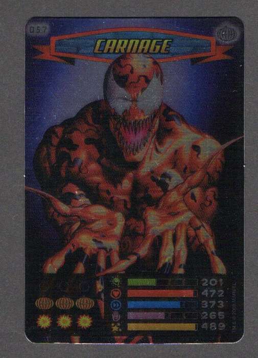 2008 Marvel Spider-Man Heroes & Villains - 057 Carnage (Foil)